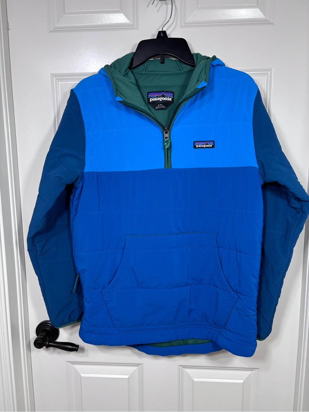 Patagonia Pack In Pullover Hoody Men’s S Endless Blue